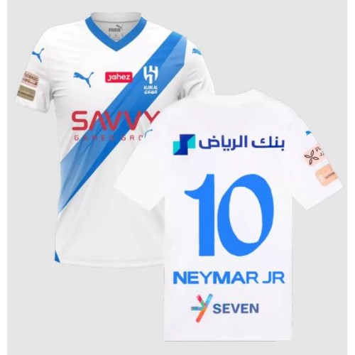 Pánský Fotbalový dres Al-Hilal Neymar Jr #10 2023-24 Venkovní Krátký Rukáv